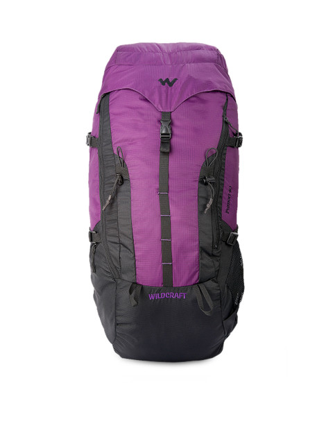 

Wildcraft Unisex Purple & Black Rucksack