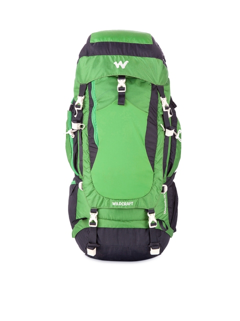 

Wildcraft Unisex Green & Black Rucksack