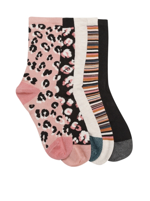 

Marks & Spencer Pack of 5 Above Ankle-Length socks, Black