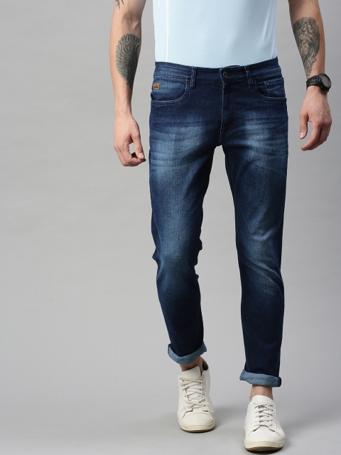 

WROGN Men Blue Slim Fit Light Fade Jeans