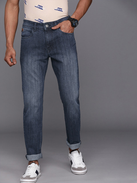

WROGN Men Blue Slim Fit Clean Look Jeans