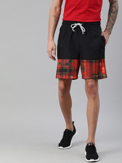 

Nike Men Red Checked Regular Fit Kyrie Basketball Dri-Fit Shorts