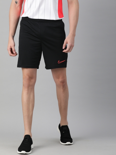 

Nike Men Black Solid Dri-Fit DF ACD21 Regular Fit Football Shorts
