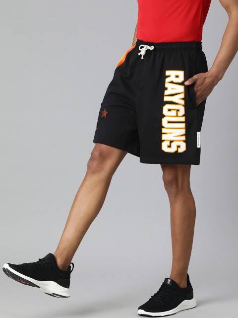 

Nike Men Black Printed Regular Fit Sports Shorts