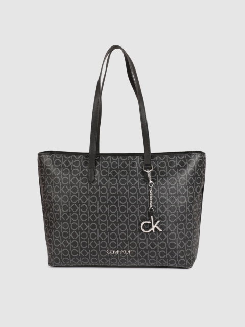 

Calvin Klein Black Printed Shoulder Bag