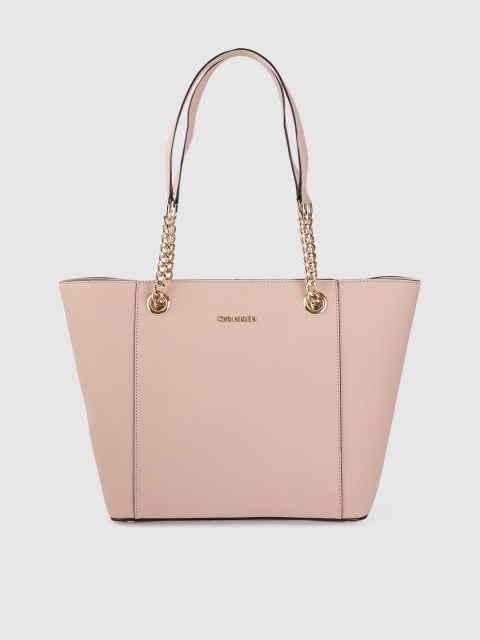 

Calvin Klein Pink Solid Leather Shoulder Bag