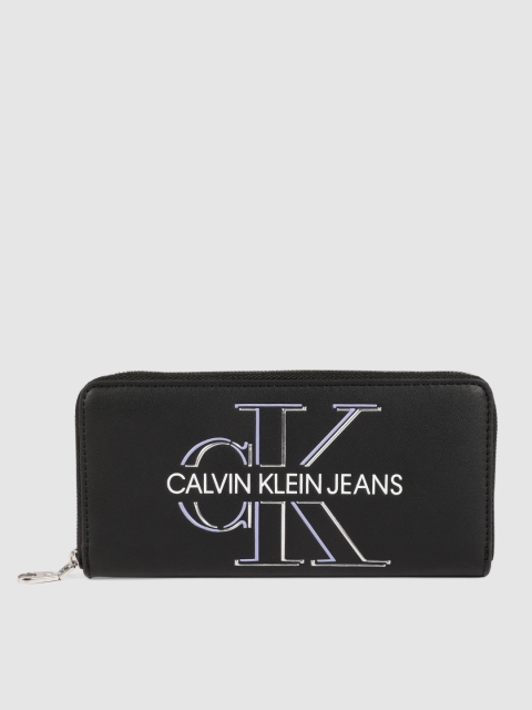 

Calvin Klein Women Black Printed Two Fold Wallet