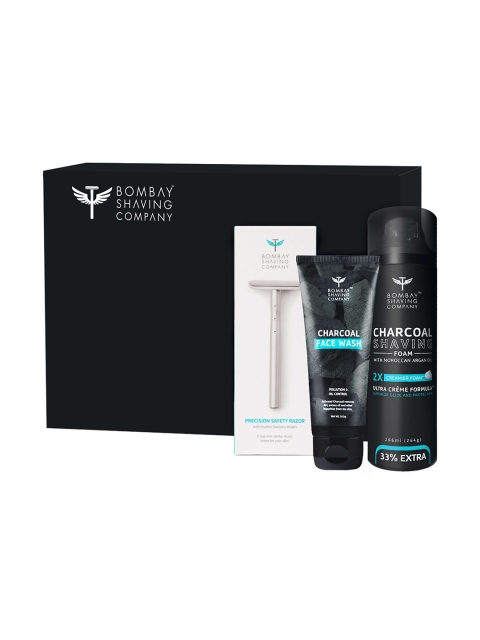 

Bombay Shaving Company Charcoal Powered Men's Shaving Kit, Black