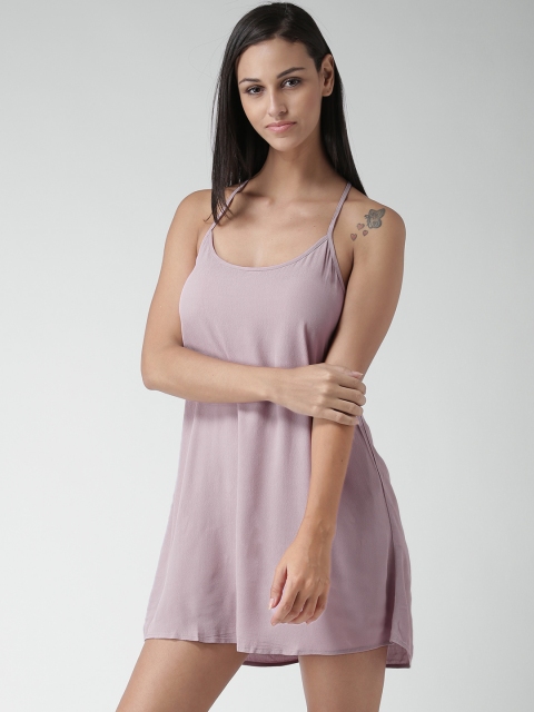 

FOREVER 21 Lavender Textured A-Line Dress