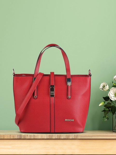 

Mochi Maroon Solid Handheld Bag