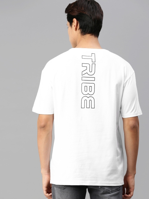 

Allen Solly Tribe Men White Printed Round Neck T-shirt