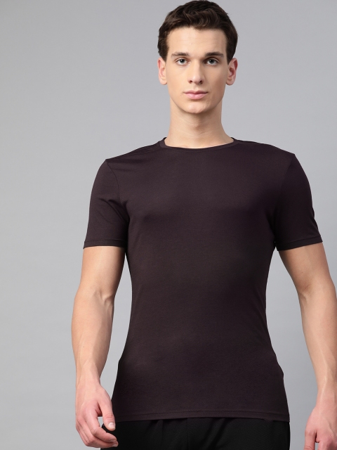 

Marks & Spencer Men Purple Solid Innerwear Vest