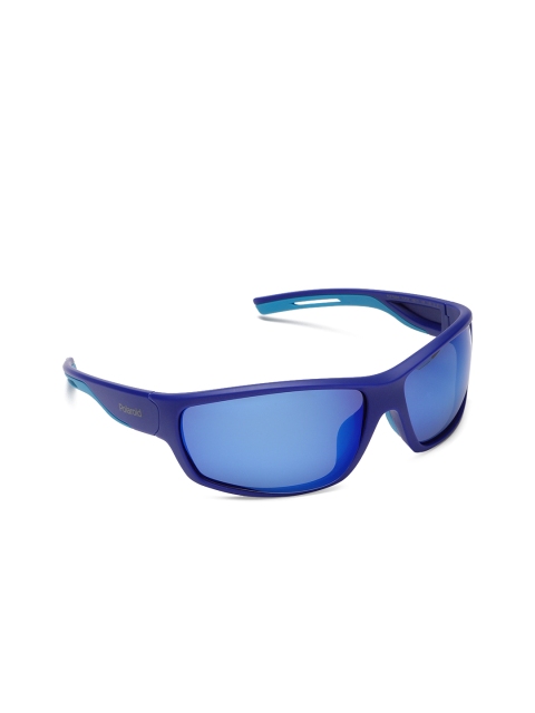 

Polaroid Men Blue Lens & Rectangle Sunglasses With Uv Protected Lens PLD 7029/S