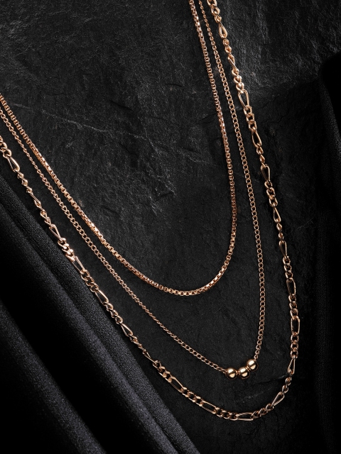 

DIVA WALK EXCLUSIVE Gold-Plated Handcrafted Layered Necklace