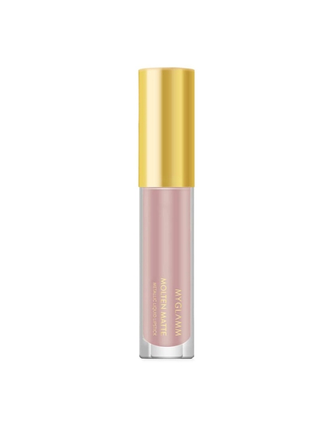 

MyGlamm Molten Matte Metallic Liquid Lipstick Aphrodite 3ml, Pink