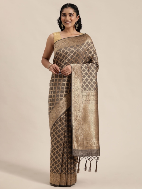 

Soch Grey Woven Design Art Silk Saree