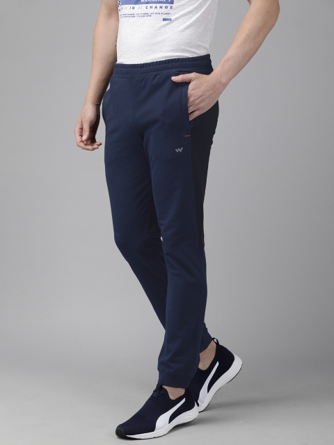 

Wildcraft Men Navy Blue Solid Straight Fit Off-Active 1 Track Pants