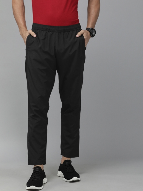 

Wildcraft Men Black Solid Straight Fit Track Pants