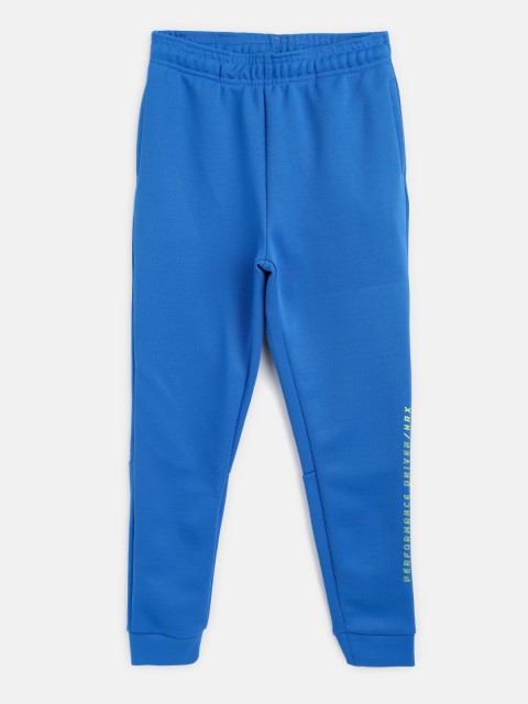 

HRX By Hrithik Roshan U-17 Boys Directoire Blue Solid Oversized Rapid-Dry Active Joggers
