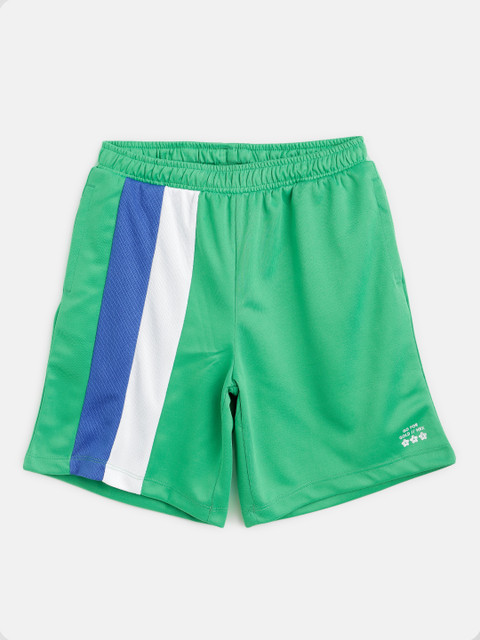 

HRX By Hrithik Roshan U-17 Boys Kelly Green Solid Anti-Static Rapid-Dry Basketball Shorts, Sea green