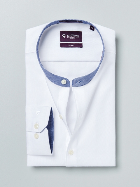 

INVICTUS White Slim Fit Formal Shirt