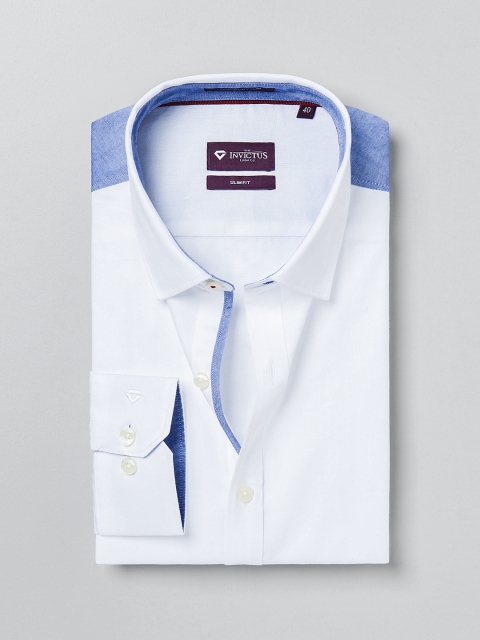 

INVICTUS White Slim Fit Formal Shirt