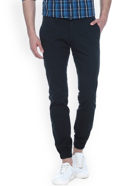 

Basics Navy Slim Trousers, Navy blue