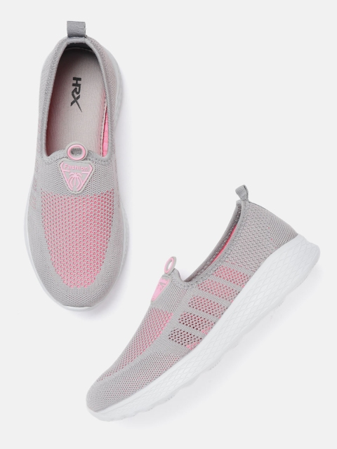 

HRX by Hrithik Roshan Women Grey & Pink Soft Walk Series 2.0 Shoes