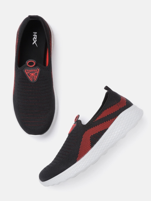 

HRX by Hrithik Roshan Women Black & Red Soft Walk Series 2.0 Shoes