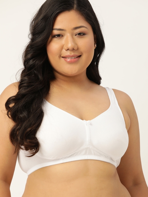 

Sztori Women White Solid Non-Wired Non Padded T-shirt Bra PM-SZ-NE2-01