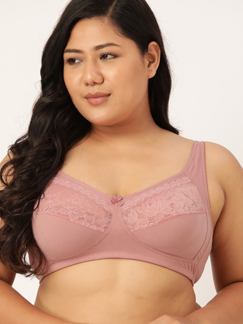 

Sztori Mauve Floral Everyday Bra Full Coverage PM-SZ-CS-01
