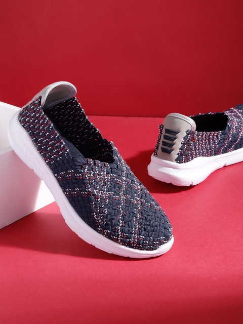 

HRX by Hrithik Roshan Women Navy Blue & Red Soft Walk Series 2.0 Socks Shoes