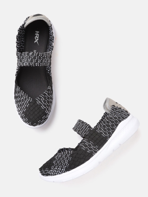 

HRX by Hrithik Roshan Women Black & White Soft Walk Series 2.0 Socks Shoes