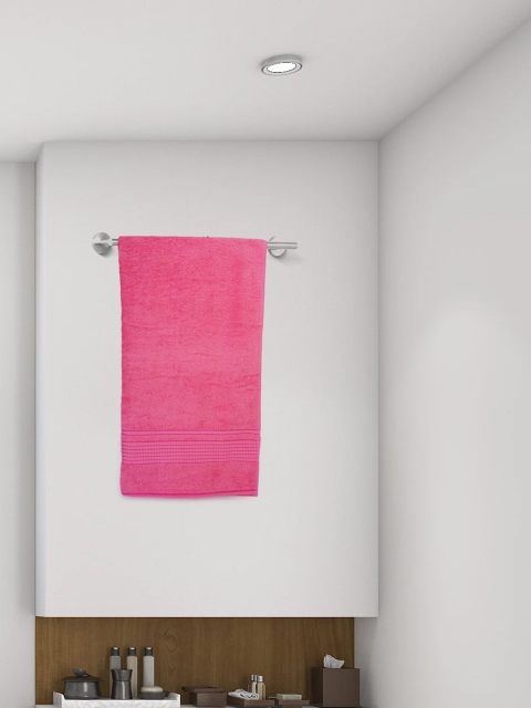 

SCENTRA HOME Unisex Pink Solid 550 GSM Bath Towel