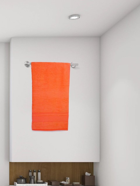 

SCENTRA HOME Unisex Orange Solid 550 GSM Bath Towel
