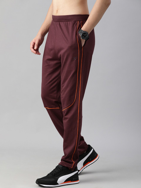 

HRX by Hrithik Roshan Men Maroon Solid Jogger
