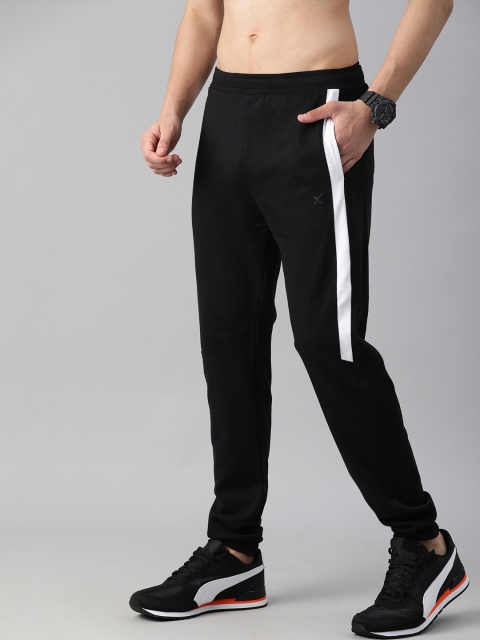 

HRX by Hrithik Roshan Men Black Striped Jogger