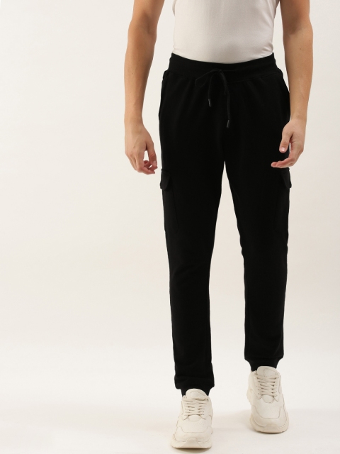 

SINGLE Men Black Slim Fit Solid Jogger