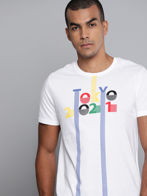 

HRX By Hrithik Roshan Men Black Solid Bio-Wash Lifestyle Tshirt, White
