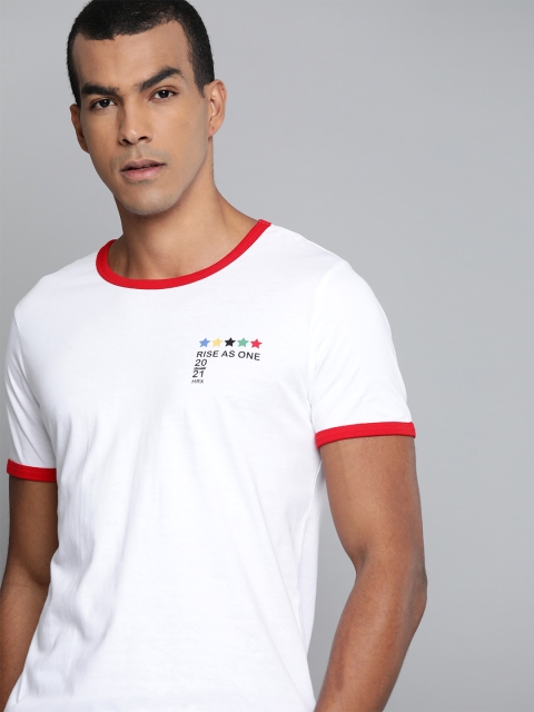 

HRX By Hrithik Roshan Men Mimosa Solid Bio-Wash Lifestyle Tshirt, White