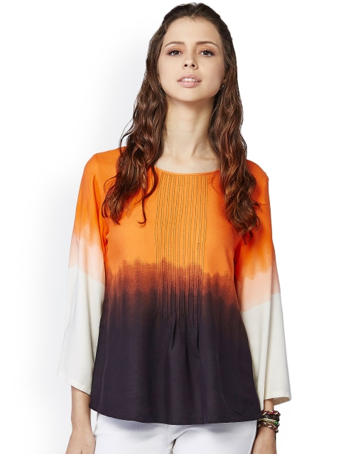 

Global Desi Orange Top