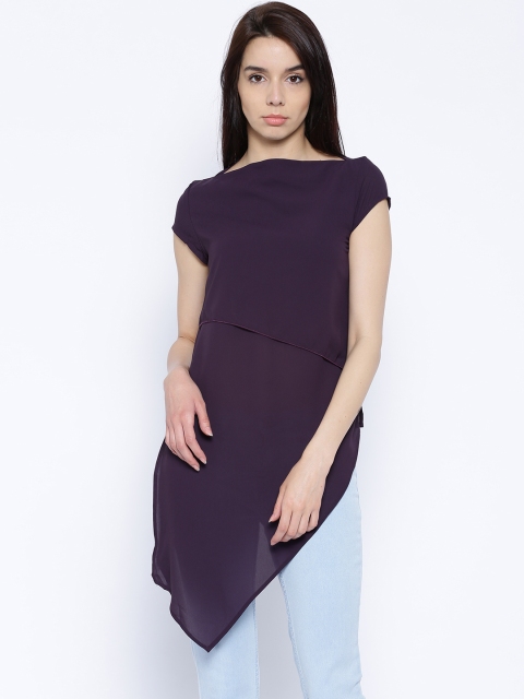 

Tokyo Talkies Purple Layered Top