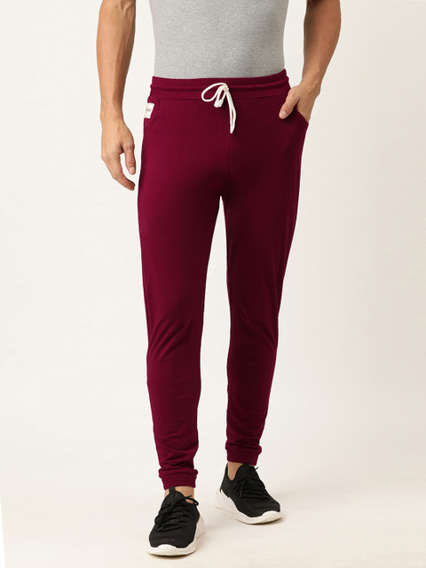 

Urban Dog Men Maroon Slim Fit Solid Joggers