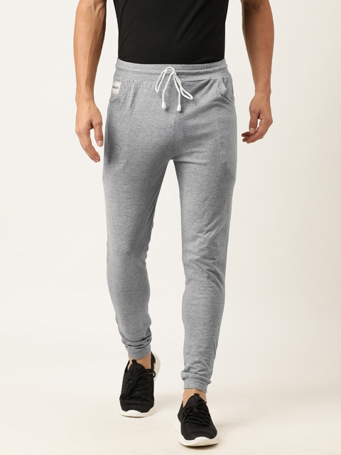 

Urban Dog Men Grey Melange Slim Fit Solid Joggers