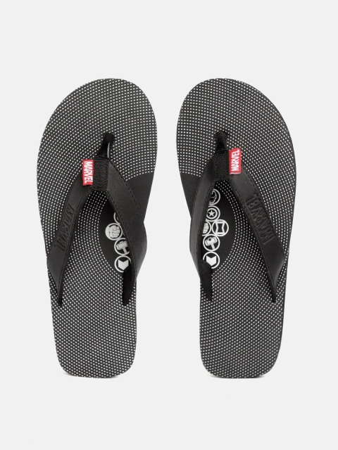 

toothless Men Black & White Marvel Avengers Printed Thong Flip-Flops