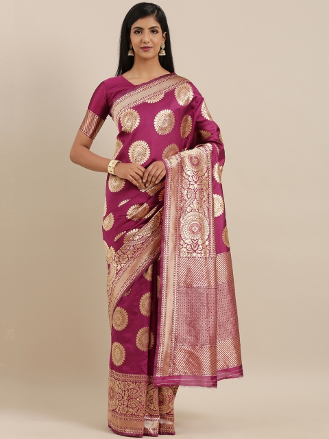 

Mitera Magenta Art Silk Woven Design Kota Saree