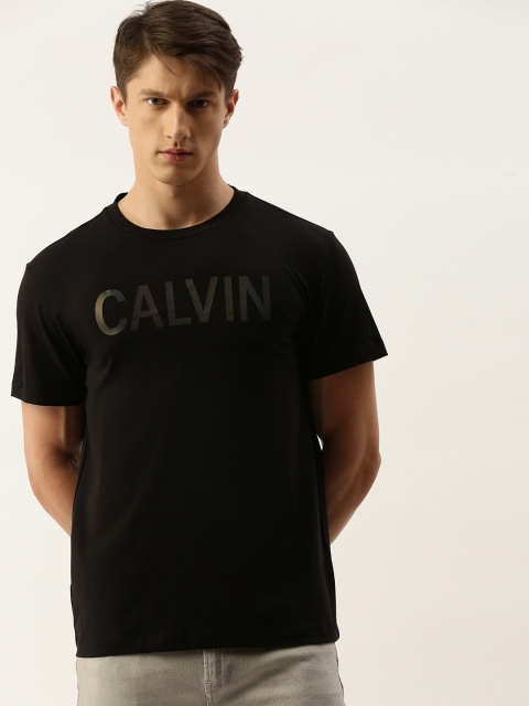 

Calvin Klein Jeans Men Black Printed Round Neck T-shirt