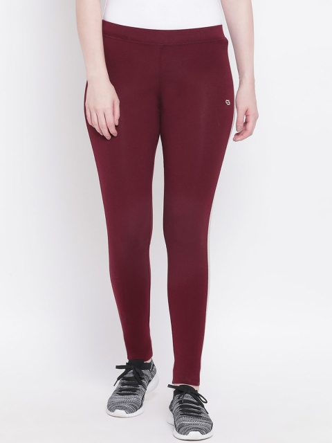 

Spolei Women Maroon Ankle Length Leggings