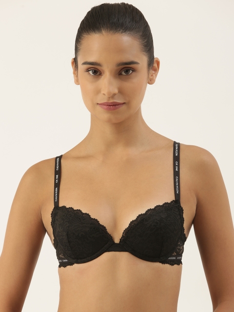 

Calvin Klein Underwear Black Underwired Lightly Padded Everyday Bra QF6200ADUB1-UB1