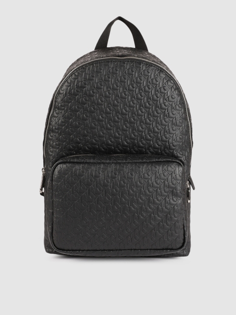 

Calvin Klein Men Black Textured CAMPUS Backpack